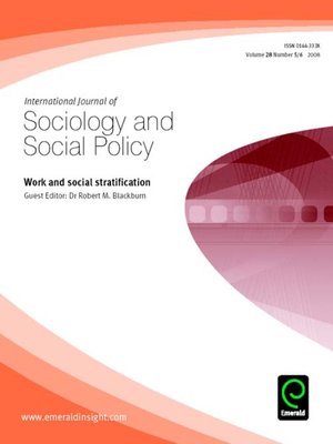 cover image of International Journal of Sociology and Social Policy, Volume 28, Issue 5 & 6